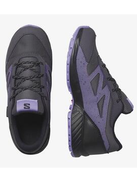 Zapatilla Salomon Outway WP Morada Jr