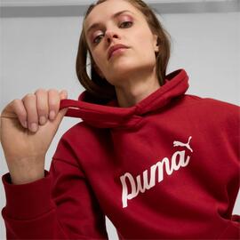 Sudadera Puma Script W Burdeos