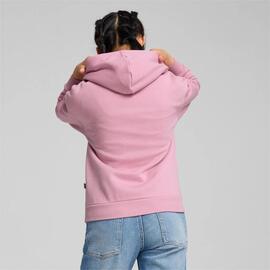 Sudadera Puma Script Rosa/Oro Jr