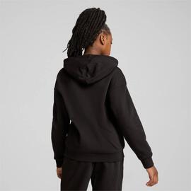 Sudadera Puma Script Negro/Oro Jr