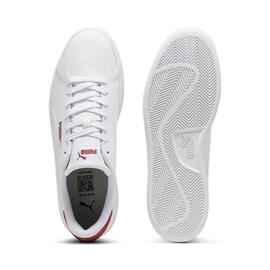 Zapatilla Puma Smash 3 Blanco Granate M