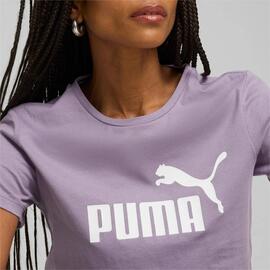 Camiseta Puma ESS Logo W Lila