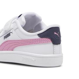 Zapatilla Puma Smash 3 Blanco Rosa Bebe