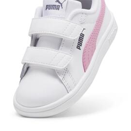 Zapatilla Puma Smash 3 Blanco Rosa Bebe