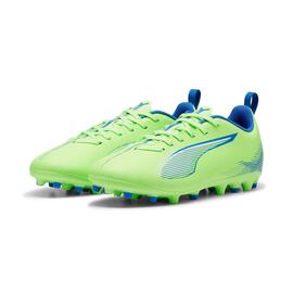 Bota Futbol Puma Ultra5 Play MG Verde Fosforito Jr