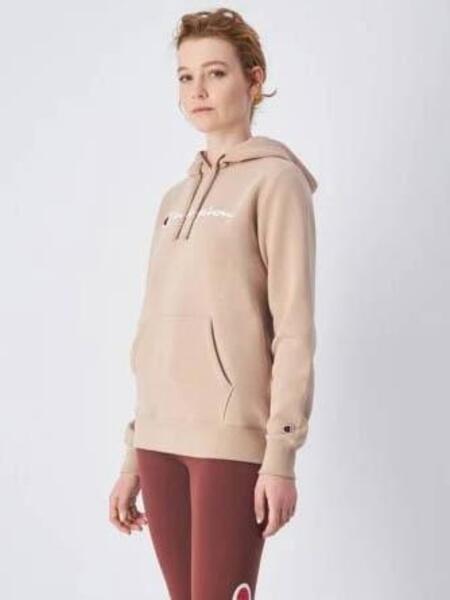 Sudadera Champion Script W Beige