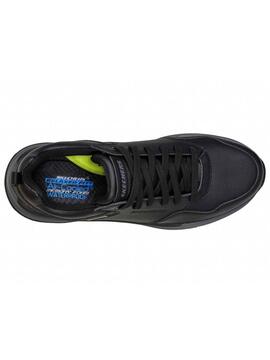 Zapatilla Skechers Bengao Piel WP M Negro