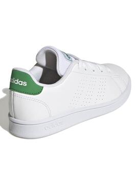 Zapatilla Adidas Advantage Bco/Verde