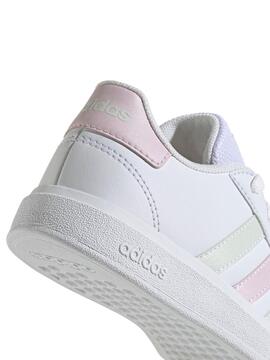 Zapatilla Adidas Grand Court 2 W Bco/Rosa