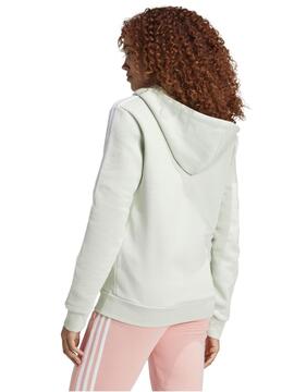 Chaqueta Adidas 3S FZ W Verde