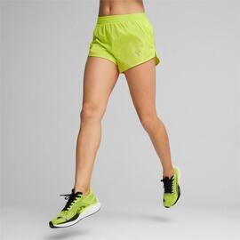 Pantalon Corto Puma Run Favorite Amarillo W