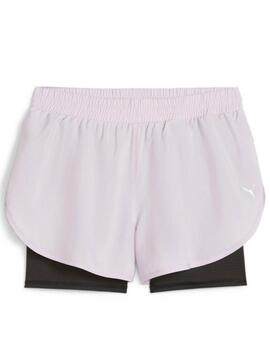 Pantalon Corto Puma Run Favorite Lila W