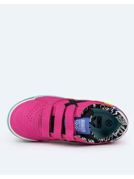 Zapatilla Munich G-3 Profit Fucsia/Celeste Jr