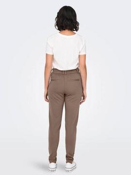 Pantalon Only W Fossil Tostado