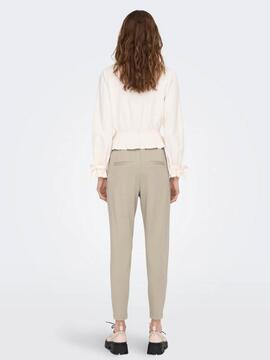 Pantalon Only W Beige