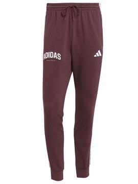 Pantalon Adidas 3S M Granate