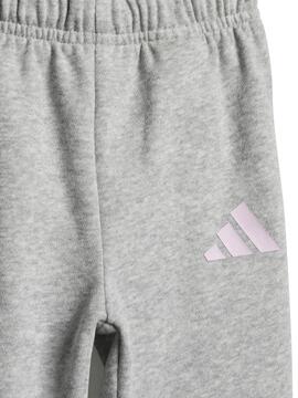 Chandal Adidas Gris Rosa Bebe