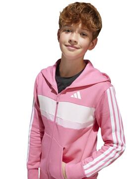 Chandal Adidas J 3S TIB Rosa Jr