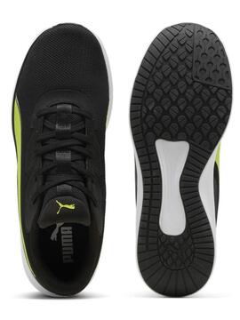 Zapatilla Puma Night Runner M Negro/Verde