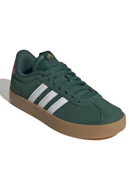 Zapatilla Adidas VL Court 3 W Verde/Fucsia