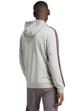 Sudadera Adidas Colleg M Gris/Granate