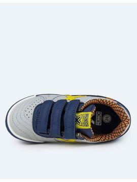 Zapatilla Munich G-3 Profit Azul/Amarillo Jr