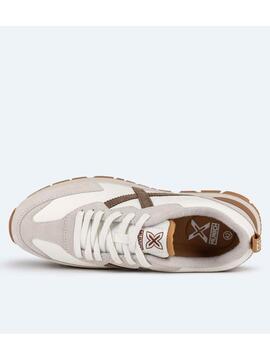 Zapatilla Munich Versatile 21 Blanco Beige M