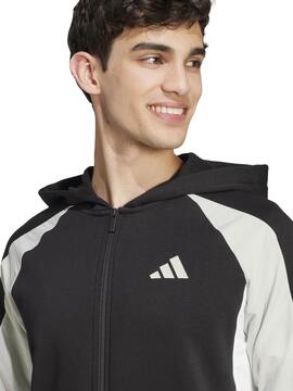 Chaqueta Adidas Negra Gris M