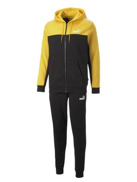 Chandal Puma ESS Colorblock M Amarillo/Negro