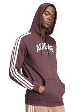 Sudadera Adidas Colleg Granate M