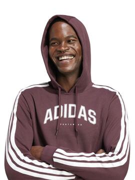 Sudadera Adidas Colleg Granate M