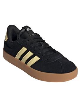 Zapatilla Adidas VL Court Negro Amarillo W