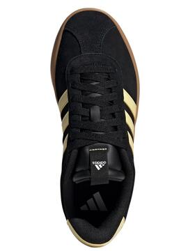 Zapatilla Adidas VL Court Negro Amarillo W