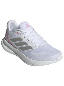 Zapatilla Adidas Runfalcon 5 Blanco Rosa W