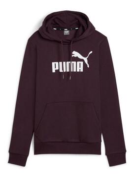 Sudadera Puma ESS Logo FL W Burdeos