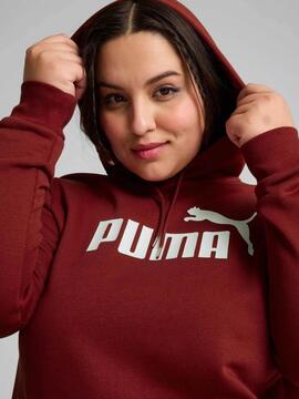 Sudadera Puma ESS Logo FL W Granate