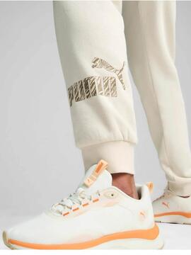 Pantalon Puma ESS Animal FL W Beige