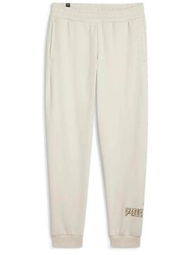 Pantalon Puma ESS Animal FL W Beige