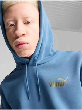 Sudadera Puma Tape Minimal M Azul/Oro