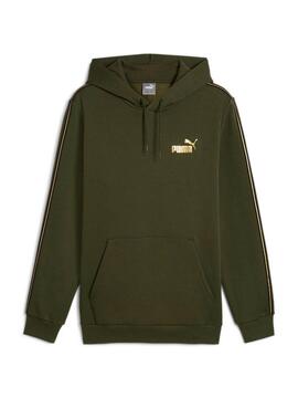 Sudadera Puma Tape Minimal M Verde/Oro