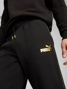 Pantalon Puma Tape Minimal M Negro/Oro