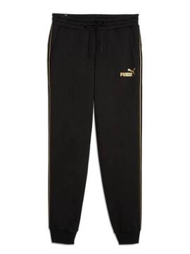 Pantalon Puma Tape Minimal M Negro/Oro