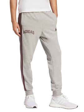 Pantalon Adidas 3Bandas M Gris/Granate