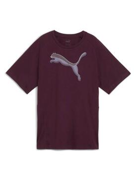 Camiseta Puma Evostripe W Morado