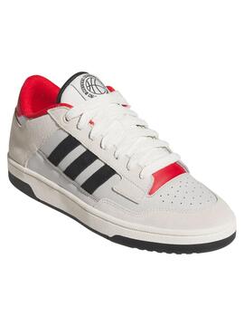 Zapatilla Adidas Rapid Court Low M Beige/Rojo