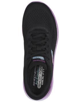 Zapatillas Skechers Lite Pro Negro Morado W