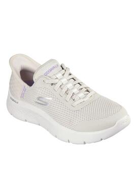 Zapatilla Skechers Go Walk Flex Slip-ins W Beige