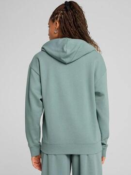 Sudadera Puma ESS Script W Verde