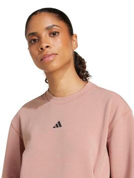 Sudadera Adidas D4T Knit W Rosado