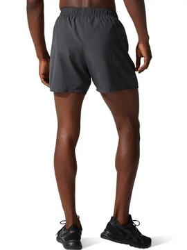 Pantalon Corto Asics Running Gris Hombre